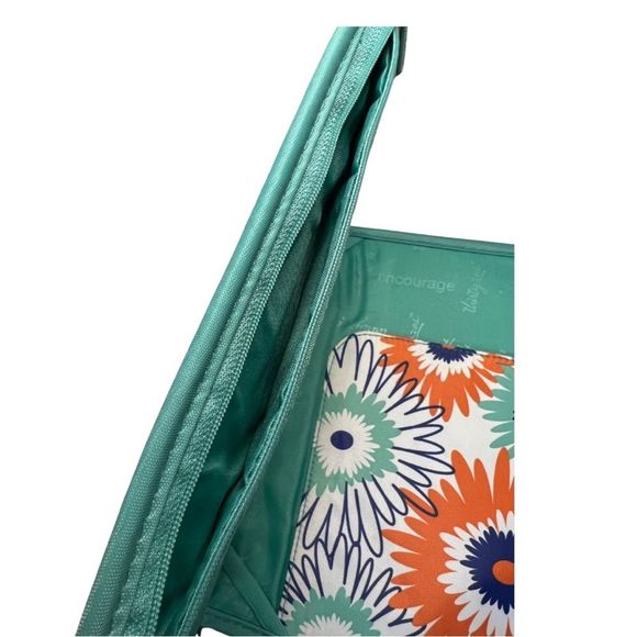 Thirty One Fold it Up Organizer Navy Wave Paper Notebook Holder Stationery - Picture 6 of 9